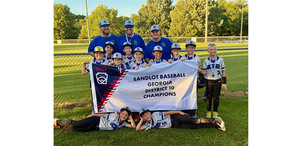 2025 Sandlot Baseball District Champs